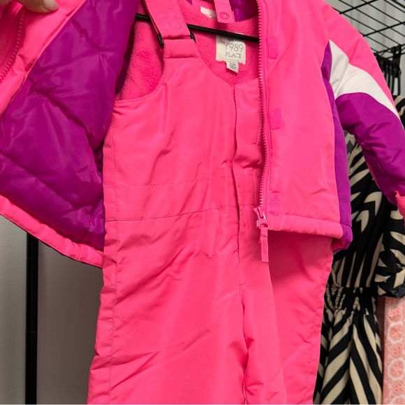 The Children’s place Girls Toddler Vibrant Pink Outerwear Snowsuit Size 24m - Picture 3 of 3